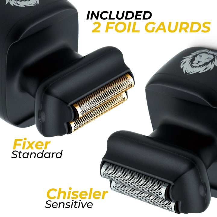 Skull Shaver One Lion Gold PRO Foil Shaver with USB cable